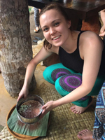Rhiannon Phillips making chocolate 